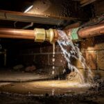 Leaking tap repair Sydney — plumbing work on a residential tap fitting
