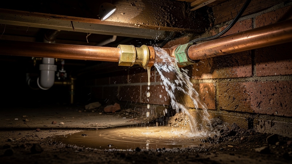 Leaking tap repair Sydney — plumbing work on a residential tap fitting
